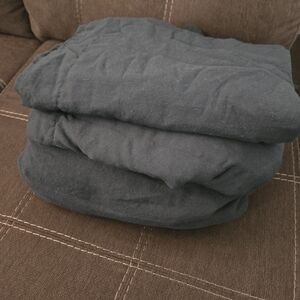 Queen Black Duvet Cover Set